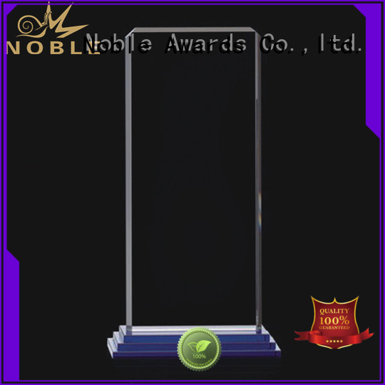 solid mesh Crystal trophies premium glass customization For Awards