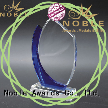 Noble Awards solid mesh Blank Crystal Trophy premium glass For Gift