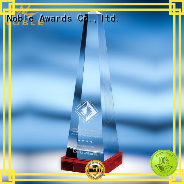 Noble Awards jade crystal Blank Crystal Trophy buy now For Sport games