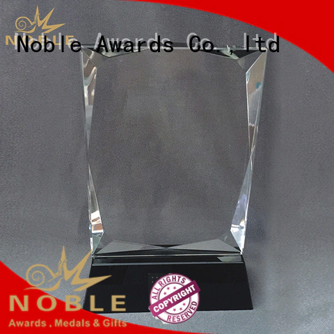 Noble Awards durable Blank Crystal Trophy premium glass For Awards