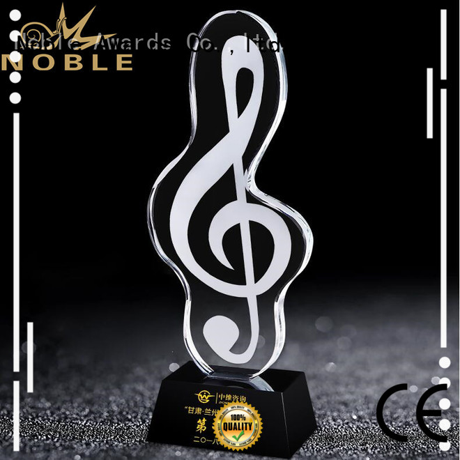 Noble Awards premium glass Crystal trophies buy now For Gift