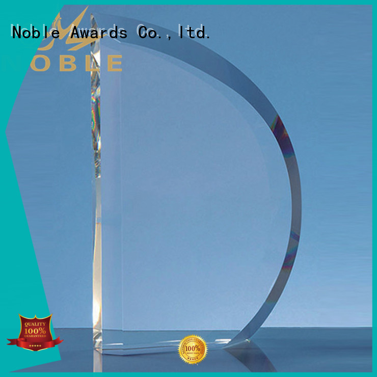 Noble Awards jade crystal Blank Crystal Trophy free sample For Awards