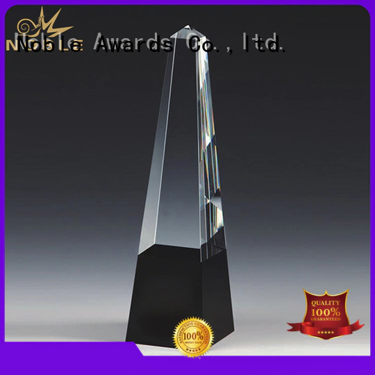 Noble Awards funky 2019 Noble Fantastic Clear No.1 Crystal Awards With Gift Box supplier For Sport games