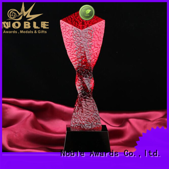 Noble Awards premium glass Crystal trophies get quote For Gift