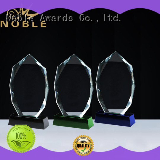 Noble Awards premium glass Crystal Trophy Award get quote For Gift