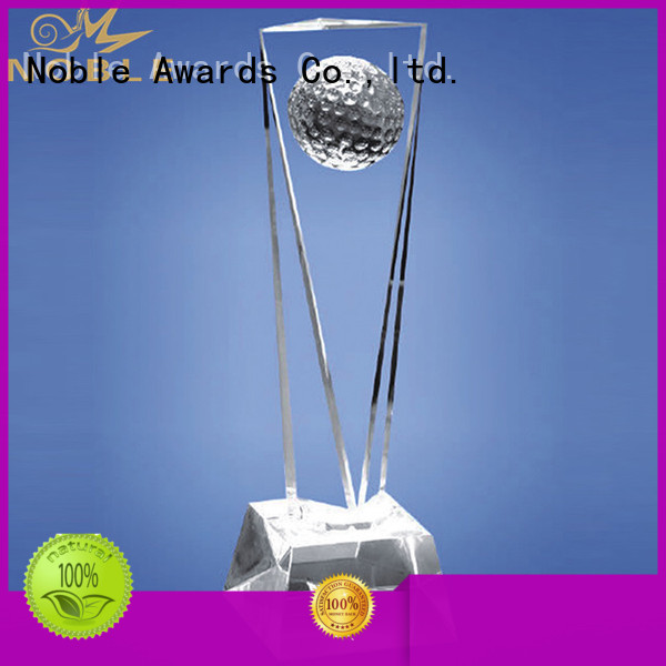 Noble Awards portable Crystal trophies get quote For Gift
