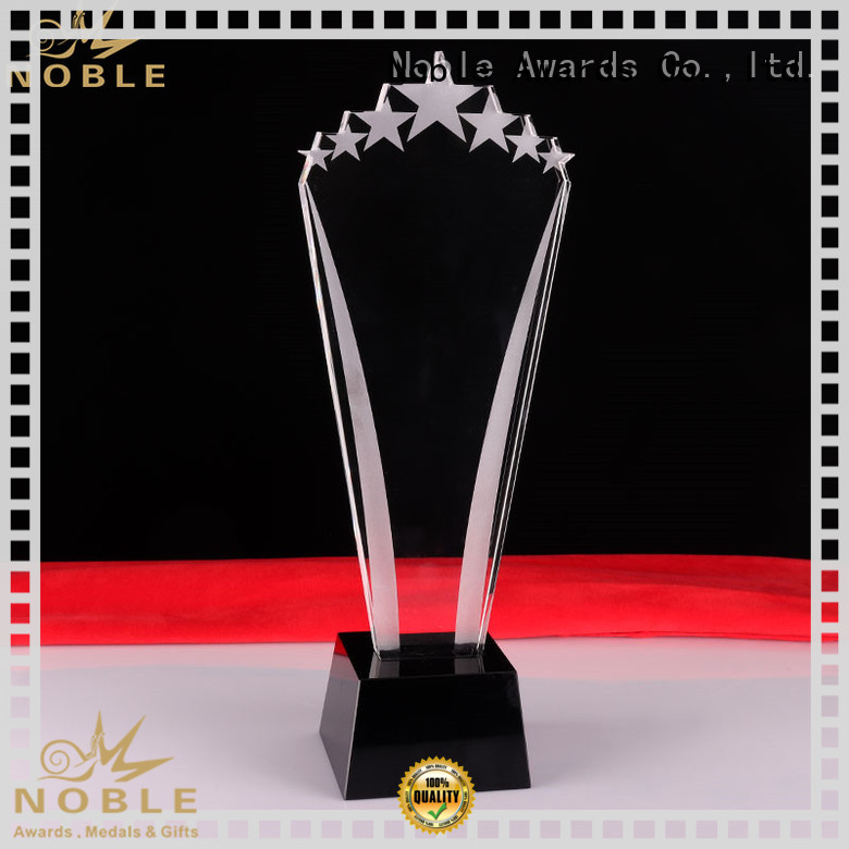 funky Crystal trophies premium glass bulk production For Awards
