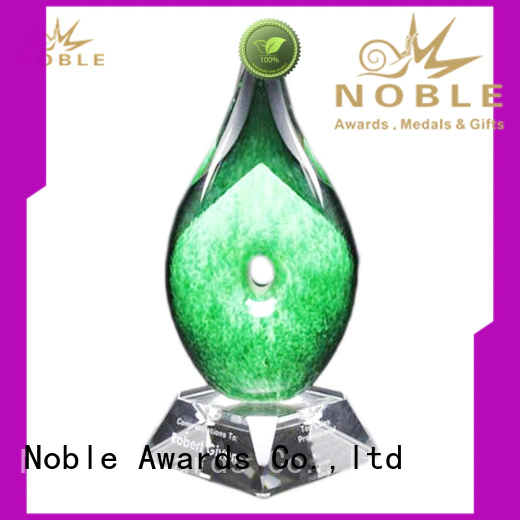 Noble Awards glass Art Craft glass trophies OEM For Gift