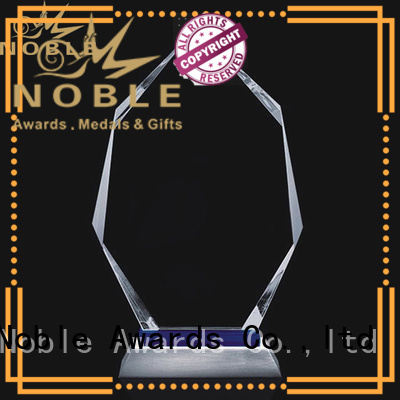 Noble Awards premium glass 2019 Noble Fantastic Clear No.1 Crystal Awards With Gift Box OEM For Gift