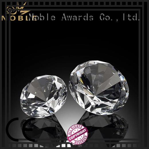 Noble Awards premium glass Crystal trophies OEM For Awards