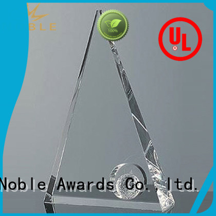 Noble Awards high-quality Noble Blank Crystal Trophy Award jade crystal For Gift