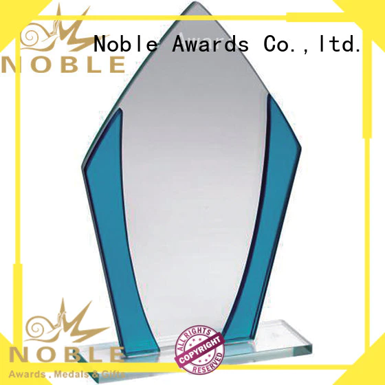 Noble Awards premium glass Crystal trophies bulk production For Awards
