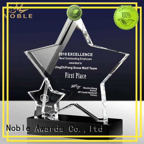 Noble Awards jade crystal Crystal trophies customization For Sport games