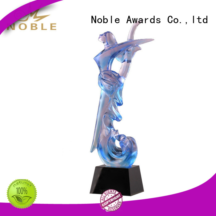 Noble Awards handcraft Liu Li trophies free sample For Gift