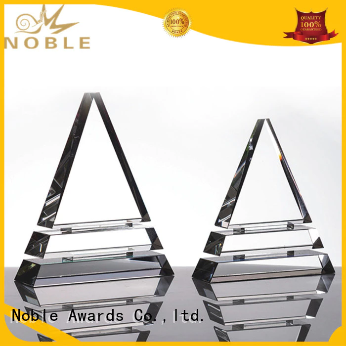 Noble Awards premium glass Blank Crystal Trophy buy now For Gift
