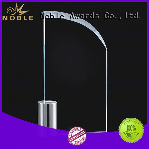 jade crystal 2019 Noble Customized Blank Crystal Trophy For Company Sales Awards supplier For Awards Noble Awards