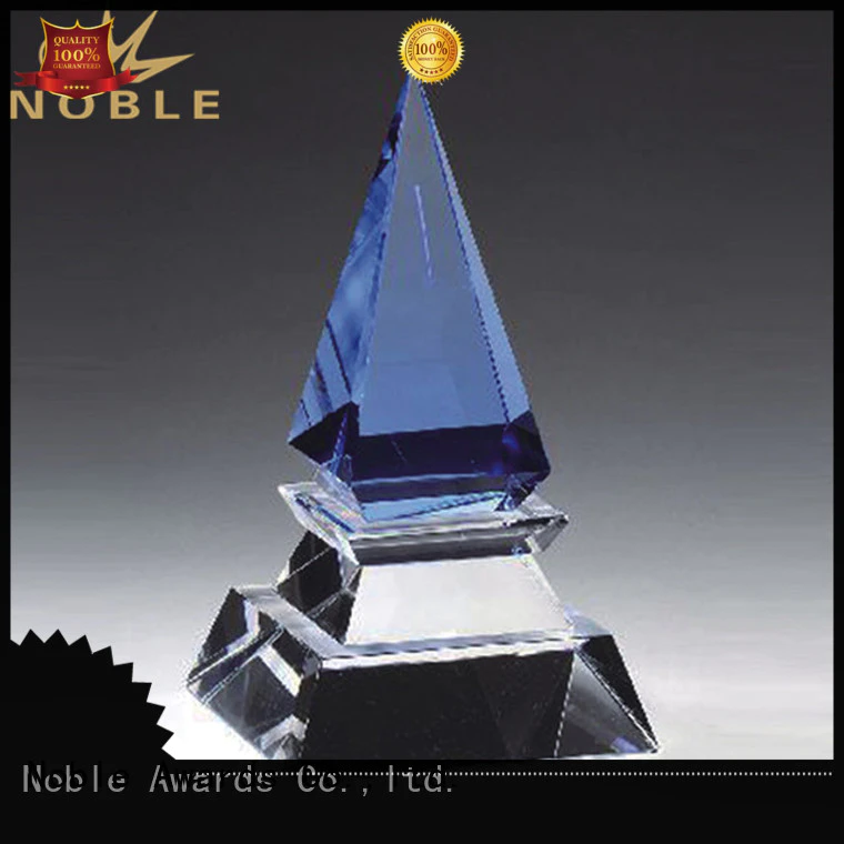 premium glass Crystal trophies bulk production For Awards Noble Awards
