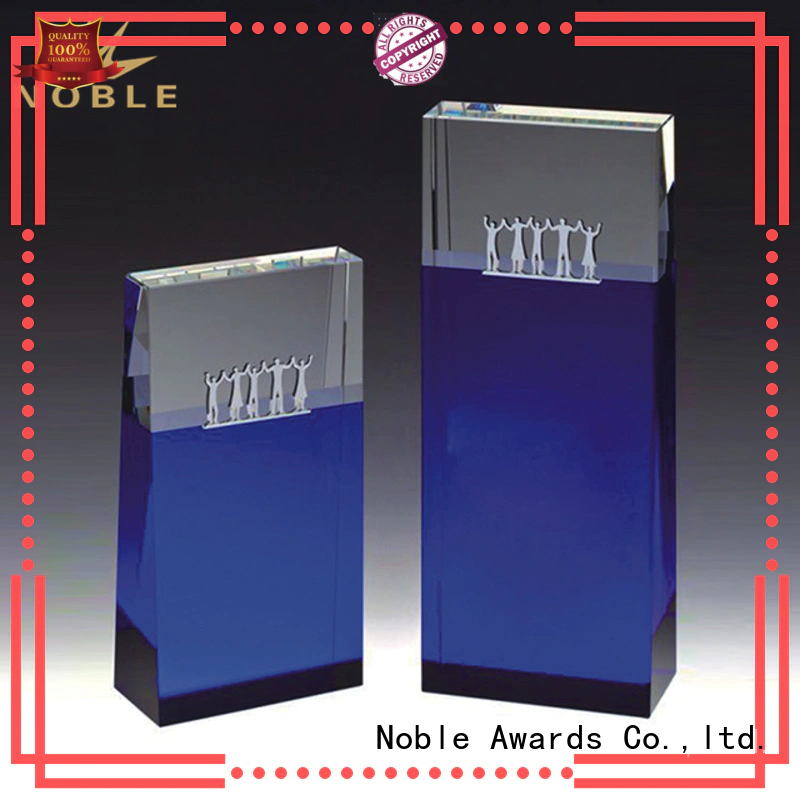 Noble Awards solid mesh 2019 Noble Customized Blank Crystal Trophy For Company Sales Awards bulk production For Awards
