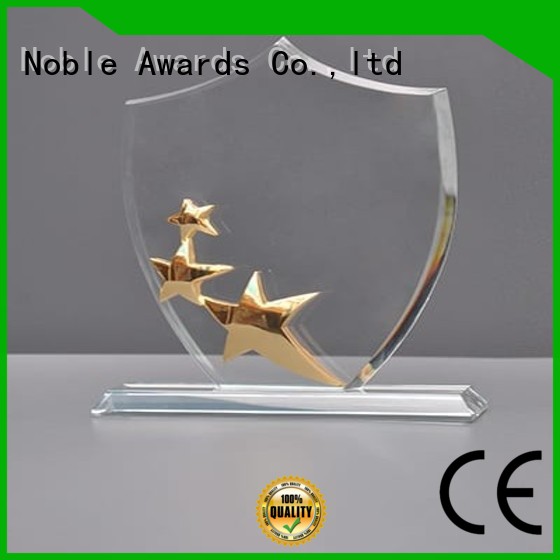 Noble Awards premium glass Blank Crystal Trophy customization For Awards