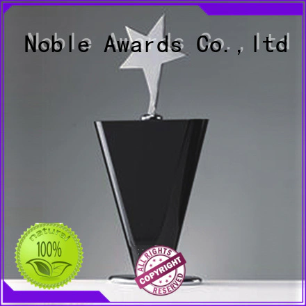 Noble Awards portable Crystal trophies free sample For Gift