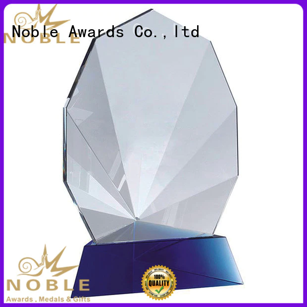 Noble Awards portable Crystal trophies free sample For Awards