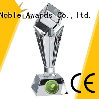 Noble Awards premium glass Crystal Trophy Award get quote For Awards