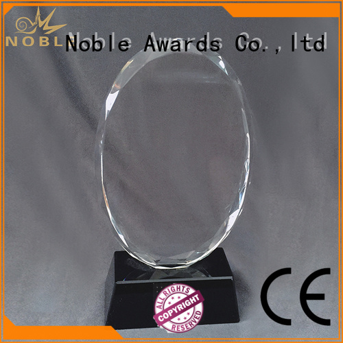 Noble Awards jade crystal Crystal trophies supplier For Sport games