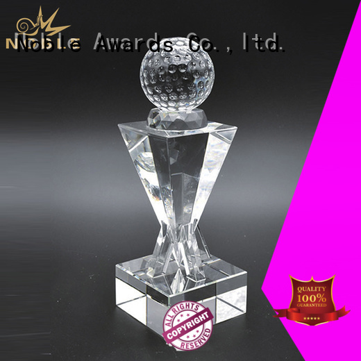 at discount Crystal Trophy Award premium glass supplier For Gift