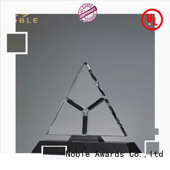Noble Awards Breathable Blank Crystal Trophy supplier For Awards