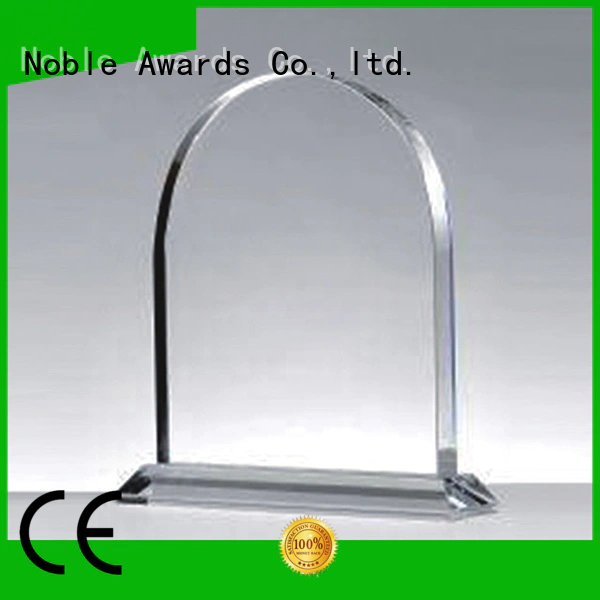 Crystal trophies premium glass For Awards Noble Awards