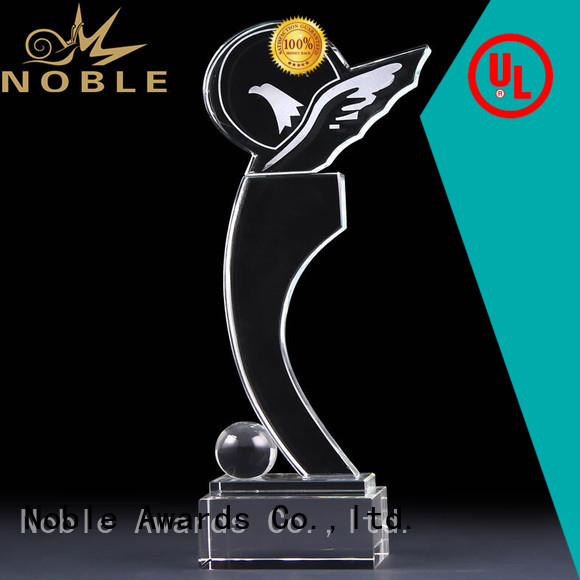 Noble Awards premium glass Crystal Trophy Award buy now For Sport games