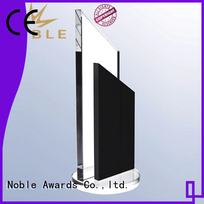 Noble Awards premium glass 2019 Noble Customized Blank Crystal Trophy For Company Sales Awards buy now For Gift