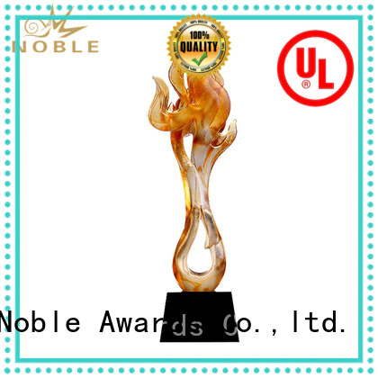 Noble Awards handcraft Liu Li trophies OEM For Gift