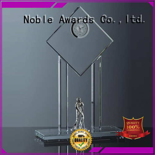 Noble Awards crystal glass trophy bulk production For Awards