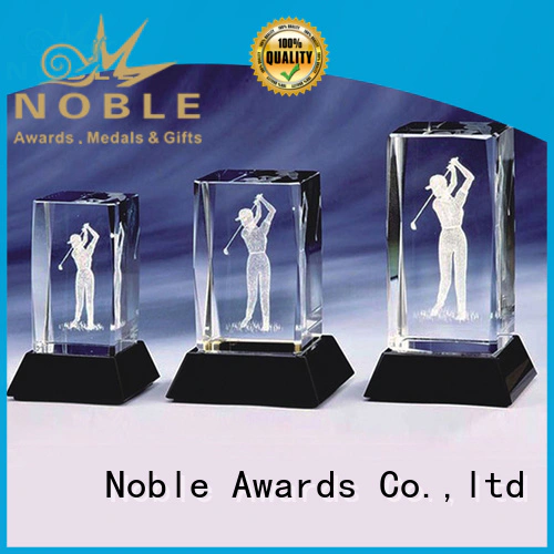Noble Awards jade crystal Crystal Trophy Award free sample For Gift