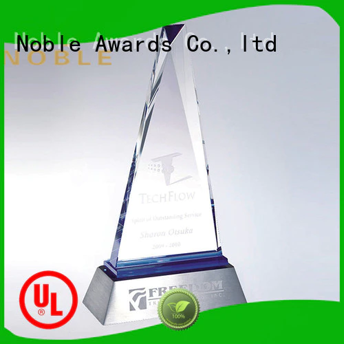 jade crystal 2019 Noble Customized Blank Crystal Trophy For Company Sales Awards premium glass For Sport games Noble Awards