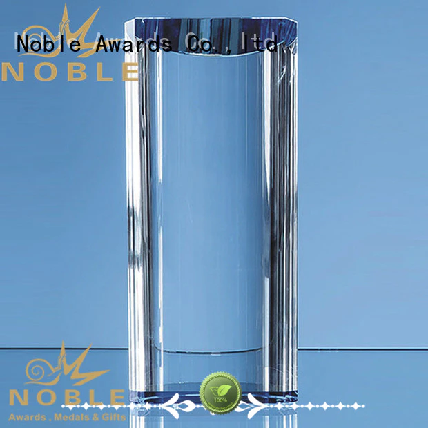 Noble Awards high-quality Blank Crystal Trophy premium glass For Awards