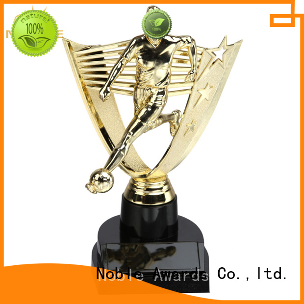 portable glass trophy metal free sample For Gift