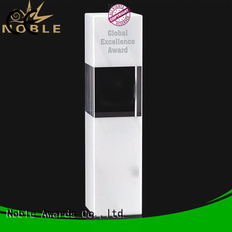 latest 2019 Noble Customized Blank Crystal Trophy For Company Sales Awards buy now For Sport games Noble Awards