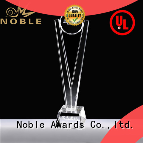 Noble Awards jade crystal Crystal trophies supplier For Gift
