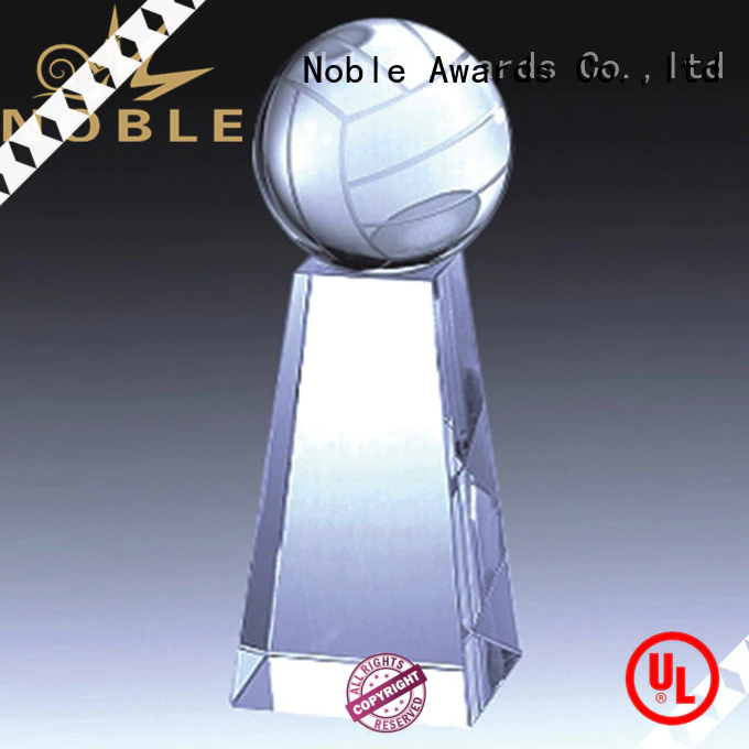 Noble Awards jade crystal Crystal trophies supplier For Sport games