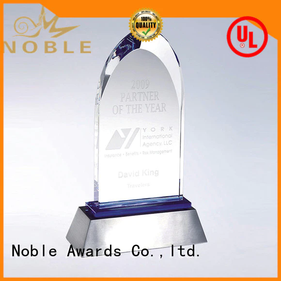 jade crystal 2019 Noble Customized Blank Crystal Trophy For Company Sales Awards premium glass For Gift Noble Awards