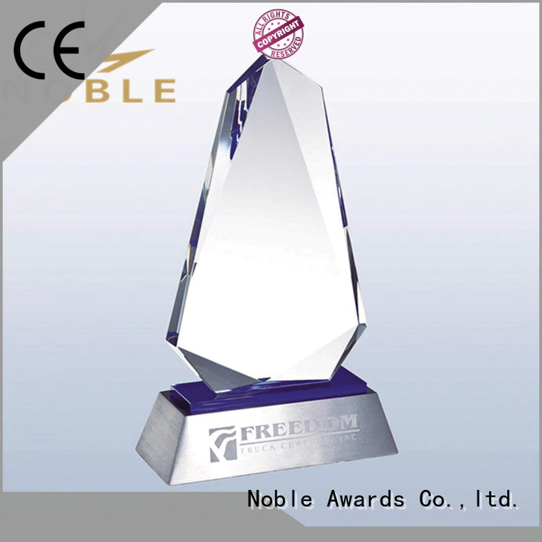 jade crystal Noble Blank Crystal Trophy Award premium glass For Gift Noble Awards