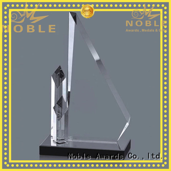 Noble Awards durable Crystal trophies for wholesale For Sport games