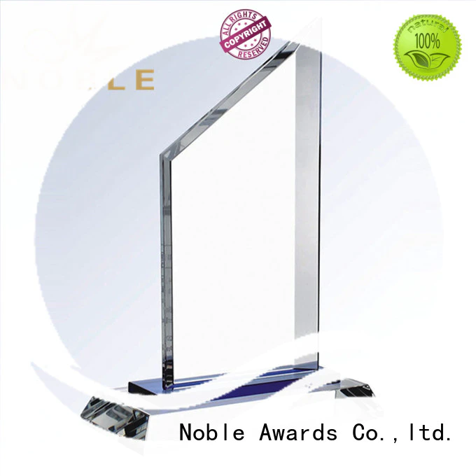 Noble Awards Breathable Noble Blank Crystal Trophy Award premium glass For Awards