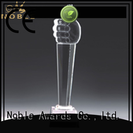 funky Blank Crystal Trophy jade crystal OEM For Awards
