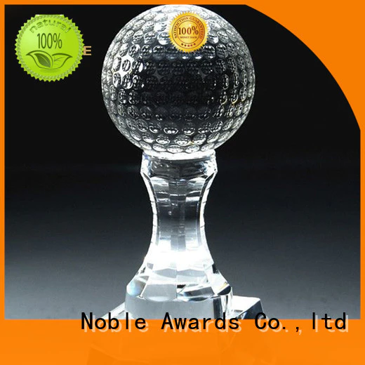 Noble Awards transparent personalized glass gifts with Gift Box For Sport games