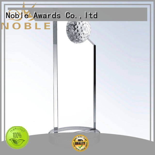 solid mesh 2019 Noble Fantastic Clear No.1 Crystal Awards With Gift Box free sample For Awards
