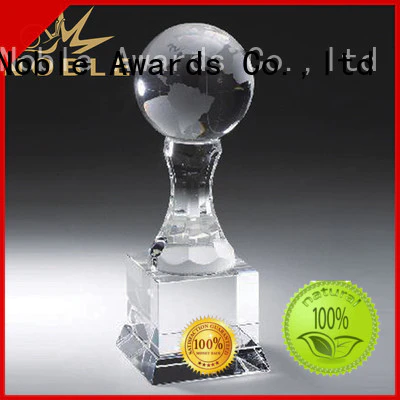 Noble Awards premium glass Blank Crystal Trophy bulk production For Sport games