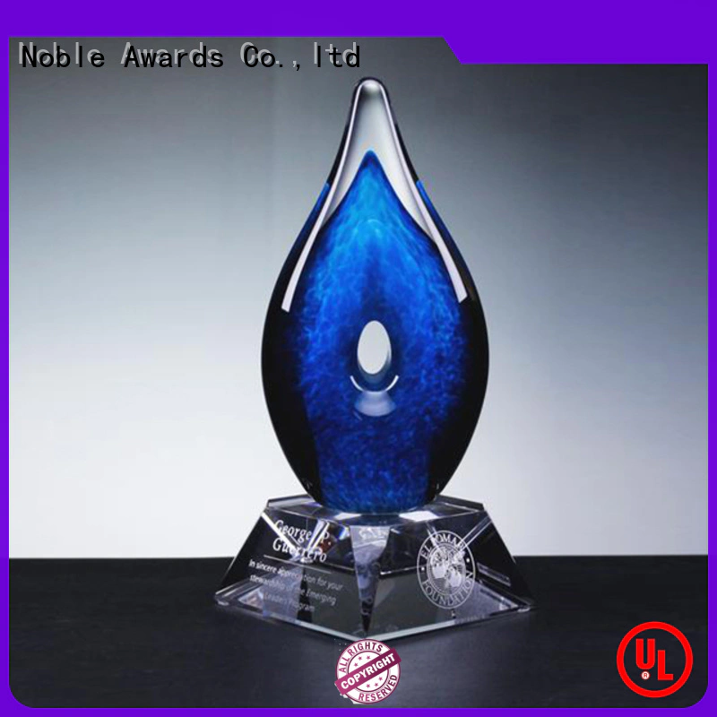 Noble Awards high-quality Art Craft glass trophies bulk production For Awards